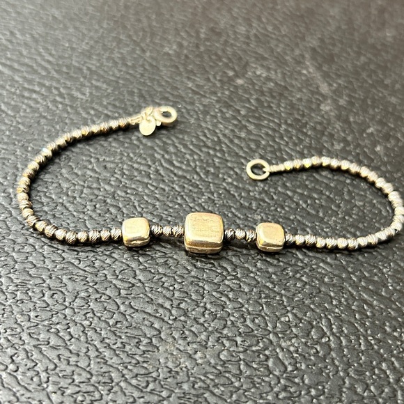 Silpada Elegant Silver and Gold-Toned Bracelet New - Picture 3 of 4